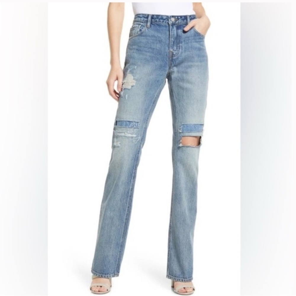 Frame DEGRADABLE THE LOW BOOTCUT JEANS IN SPEARS SZ 25